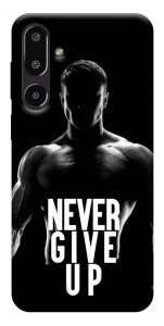 Чохол Never give up для Galaxy F16 5G