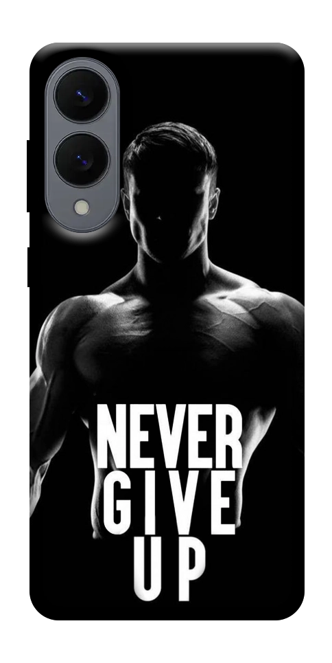 Чехол Never give up для Galaxy S25 Edge