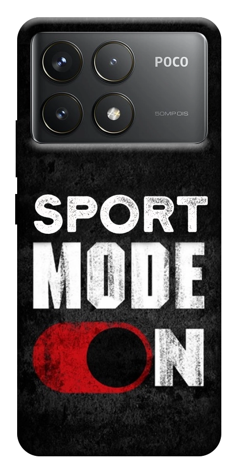 Чехол Sport mode on для Xiaomi Poco F6 Pro