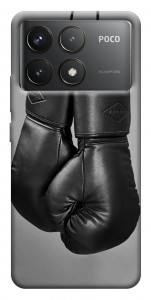 Чохол Чорні боксерські рукавички для Xiaomi Poco F6 Pro