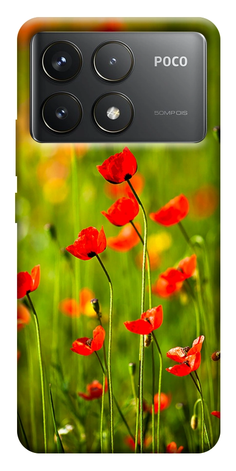 Чехол Маковое поле для Xiaomi Poco F6 Pro