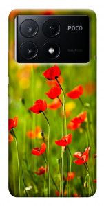 Чохол Макове поле для Xiaomi Poco X6 Pro