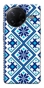 Чохол Синя вишиванка для Xiaomi Poco F7 Pro