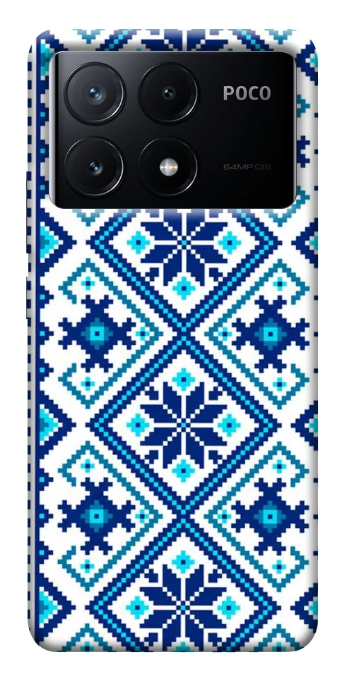 Чехол Синя вишиванка для Xiaomi Poco X6 Pro