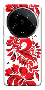 Чохол Червона вишиванка для Xiaomi 14 Ultra