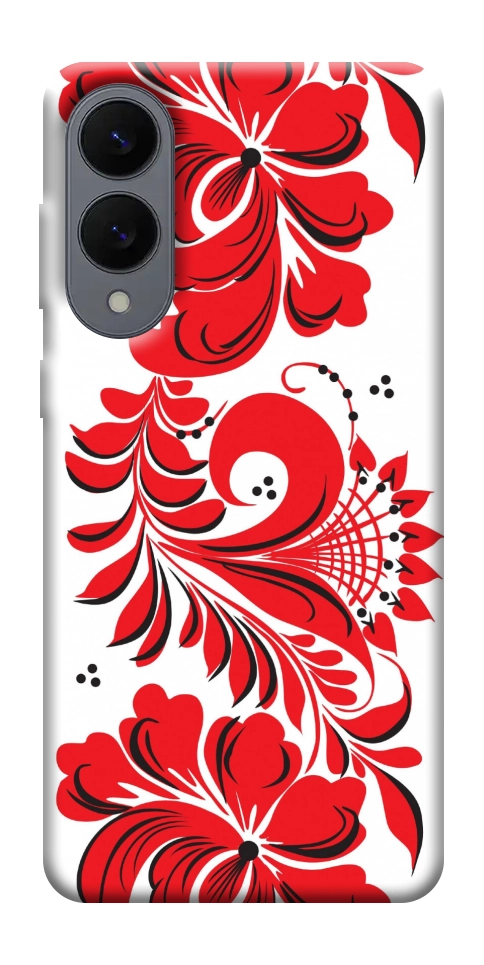 Чохол Червона вишиванка для Galaxy S25 Edge