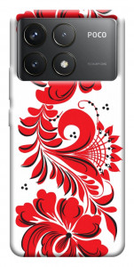 Чехол Червона вишиванка для Xiaomi Poco F6 Pro