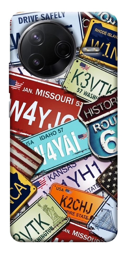 Чехол License plate для Xiaomi Poco F7 Pro