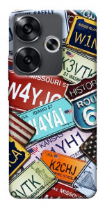 Чехол License plate для Xiaomi Poco F6