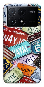 Чохол License plate для Xiaomi Poco X6 Pro
