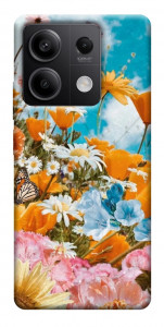 Чехол Летние цветы для Xiaomi Redmi Note 13 5G
