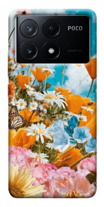 Чохол Літні квіти для Xiaomi Poco X6 Pro