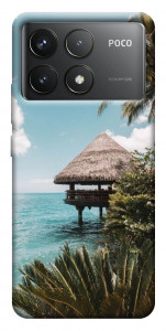Чехол Тропический остров для Xiaomi Poco F6 Pro