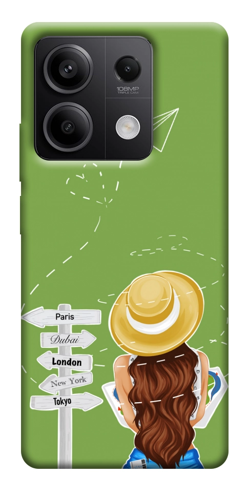 Чехол Travel girl для Xiaomi Redmi Note 13 5G