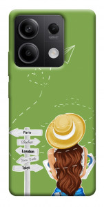 Чехол Travel girl для Xiaomi Redmi Note 13 5G