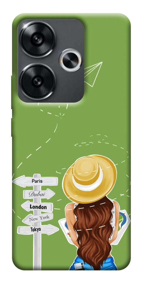 Чохол Travel girl для Xiaomi Poco F6