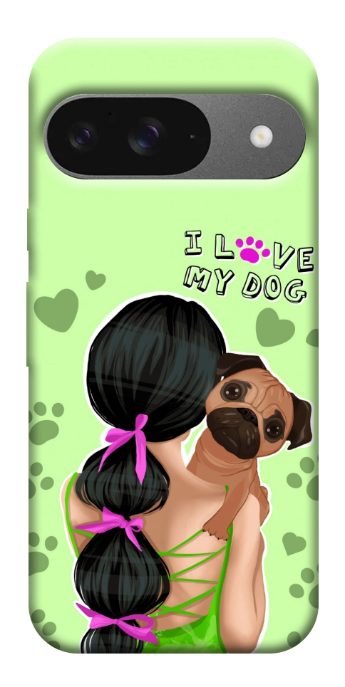 Чохол Love my dog для Google Pixel 10