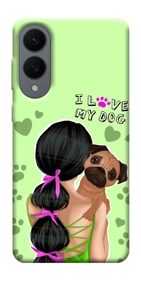 Чохол Love my dog для Galaxy S25 Edge