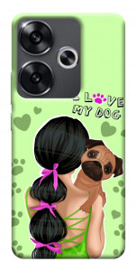 Чехол Love my dog для Xiaomi Poco F6