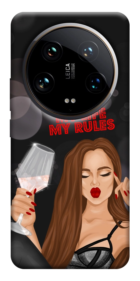 Чехол My life my rules для Xiaomi 14 Ultra