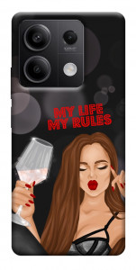 Чехол My life my rules для Xiaomi Redmi Note 13 5G