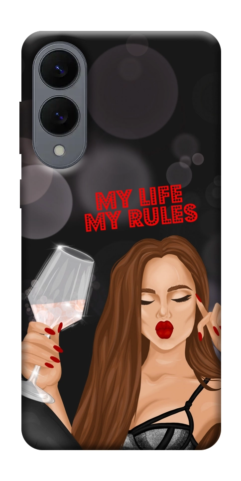 Чехол My life my rules для Galaxy S25 Edge