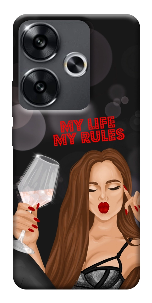 Чохол My life my rules для Xiaomi Poco F6