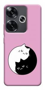 Чехол Коты инь-янь для Xiaomi Poco F6