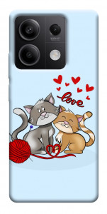 Чехол Два кота Love для Xiaomi Redmi Note 13 5G