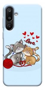 Чехол Два кота Love для Galaxy M16 5G