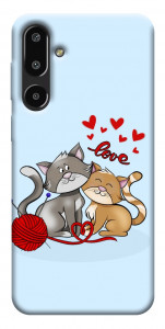 Чехол Два кота Love для Galaxy F16 5G