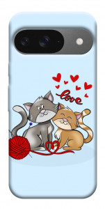 Чехол Два кота Love для Google Pixel 10