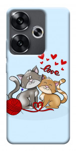 Чехол Два кота Love для Xiaomi Poco F6