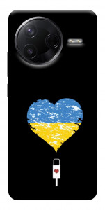 Чохол З Україною в серці для Xiaomi Poco F7 Pro