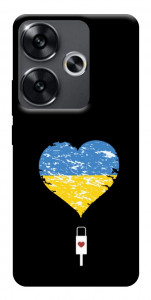 Чехол З Україною в серці для Xiaomi Poco F6