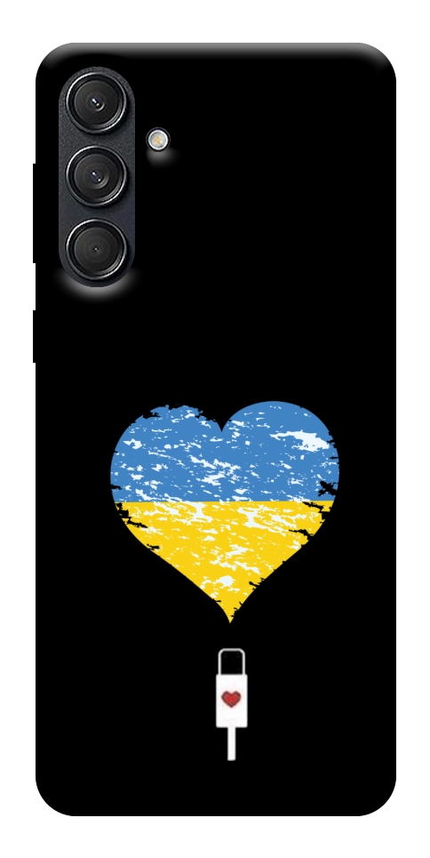 Чехол З Україною в серці для Galaxy M55