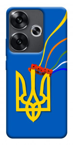 Чехол Квітучий герб для Xiaomi Poco F6