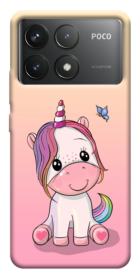 Чохол Сute unicorn для Xiaomi Poco F6 Pro