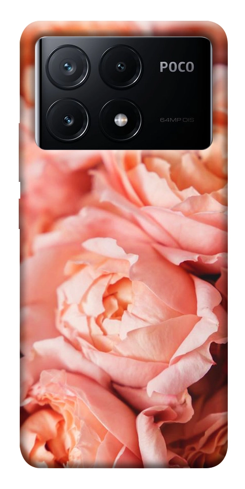 Чехол Нежные розы для Xiaomi Poco X6 Pro