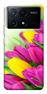 Чехол Красочные тюльпаны для Xiaomi Poco X6 Pro