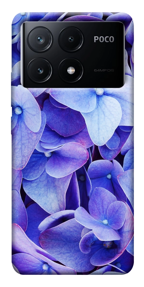 Чехол Гортензия для Xiaomi Poco X6 Pro