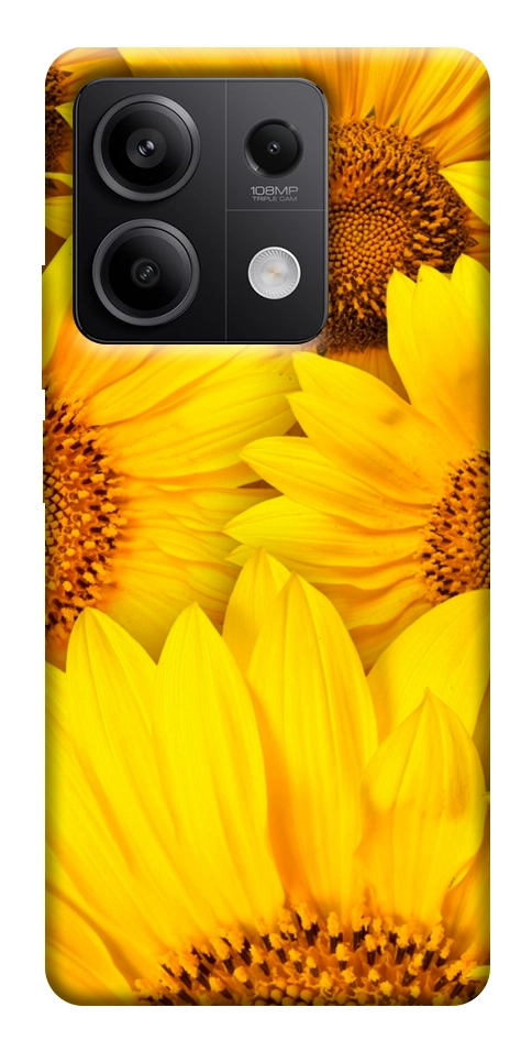 Чехол Букет подсолнухов для Xiaomi Redmi Note 13 5G