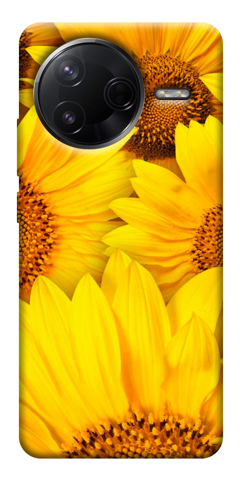 Чехол Букет подсолнухов для Xiaomi Poco F7 Pro