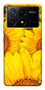 Чехол Букет подсолнухов для Xiaomi Poco X6 Pro