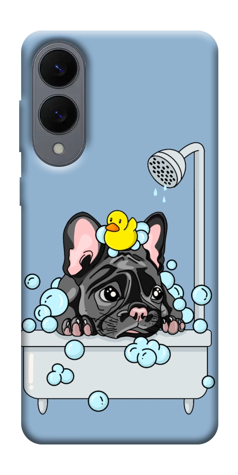 Чехол Dog in shower для Galaxy S25 Edge