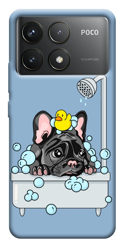 Чехол Dog in shower для Xiaomi Poco F6 Pro