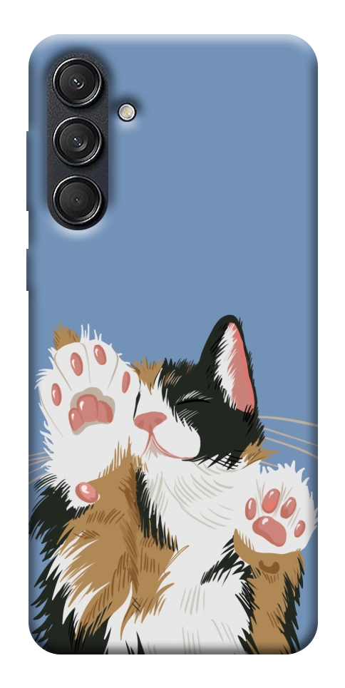Чохол Funny cat для Galaxy M55