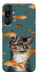 Чехол Cat with fish для Galaxy M16 5G
