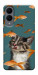 Чехол Cat with fish для Galaxy S25 Edge