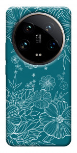 Чохол Botanical illustration для Xiaomi 14 Ultra
